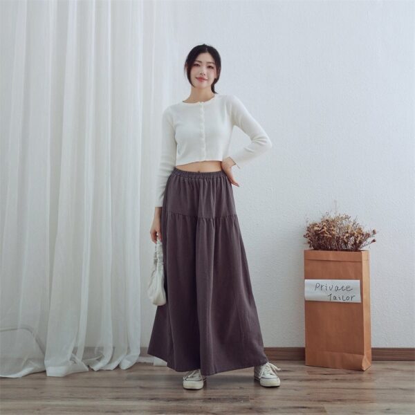 Wide Leg Pants Chill Weekend Mood for Easy Styling F127