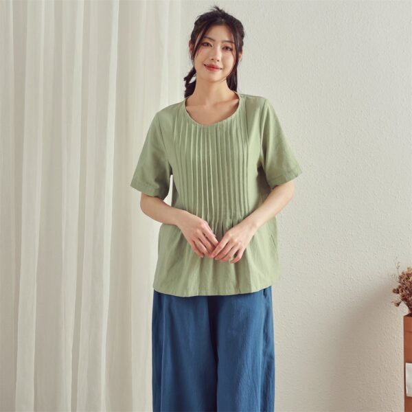 Cotton Pants Minimalist Daily Wear for Sunday Strolls F354