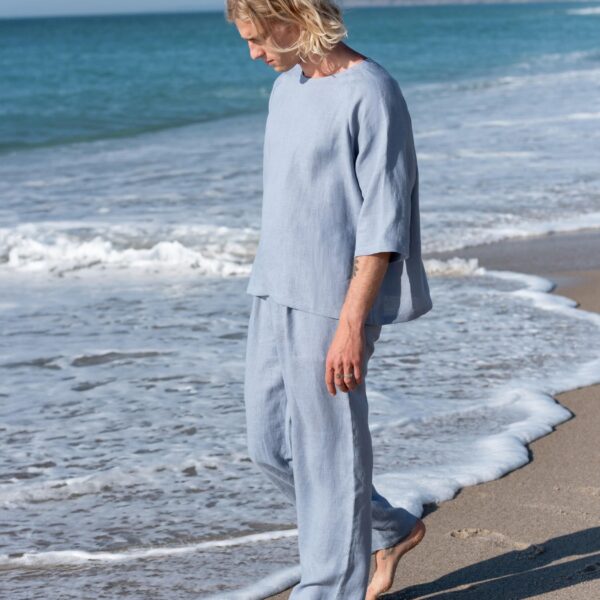 Men's Linen Shirt Ira Laid-Back Style F700