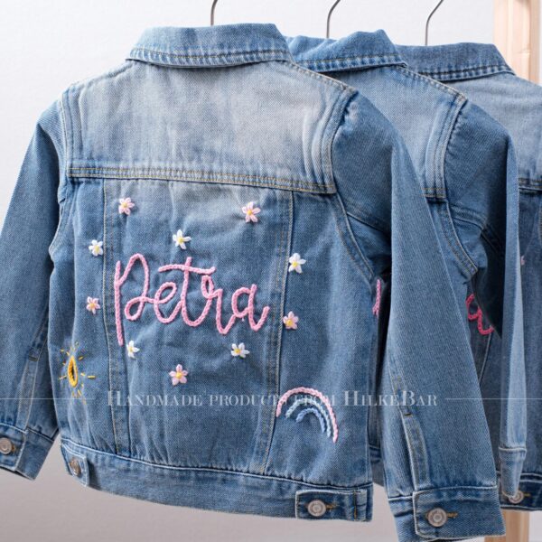 Denim Jacket - Custom Style for Cool Kids for First Birthday F578